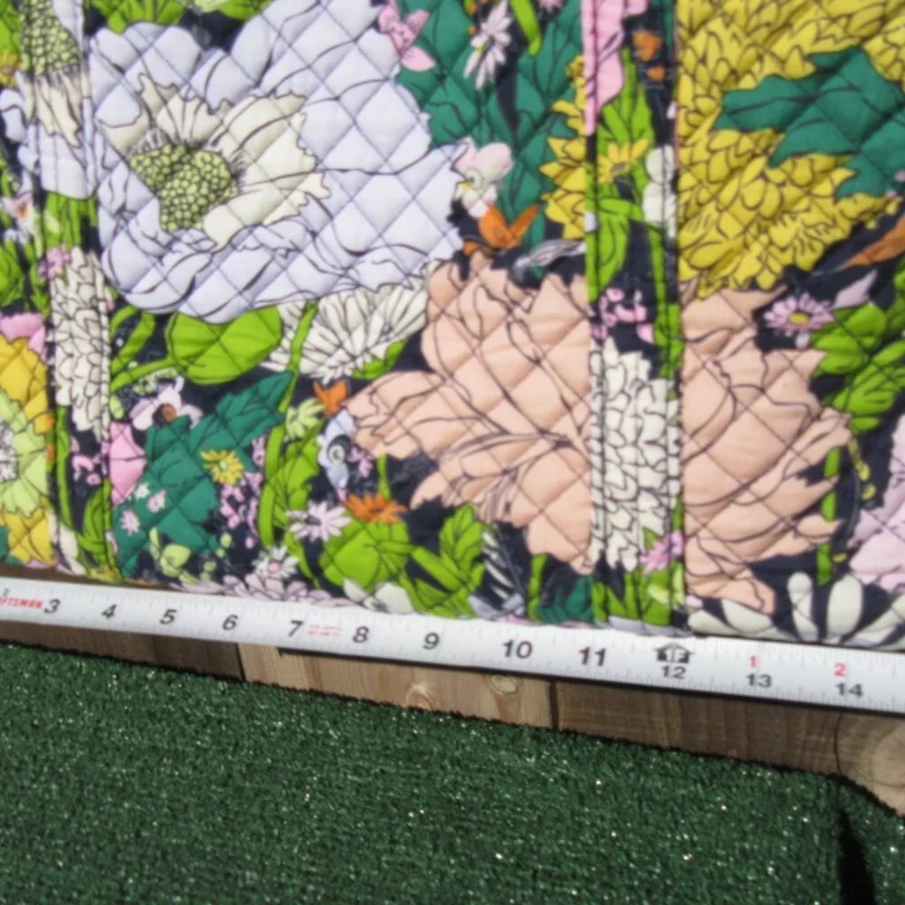 Brand New Vera Bradley Bloom Boom Quilted Cotton Fabric Tote Bag - Picture 6 of 12